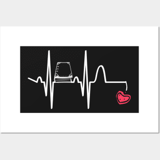 Love Books Heartbeat Posters and Art